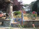 Thumbnail of: Cob memorial to killed cyclist