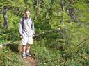 Thumbnail of: Alex on the way to Wye Lake