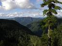 Thumbnail of: View of valley from Kludahk Trail