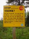 Thumbnail of: Sign along the Otway greenway trail