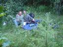 Thumbnail of: Kiril and me at the campsite